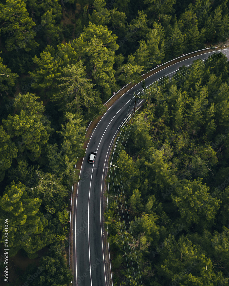 Fototapeta premium Road Trip to the mountains