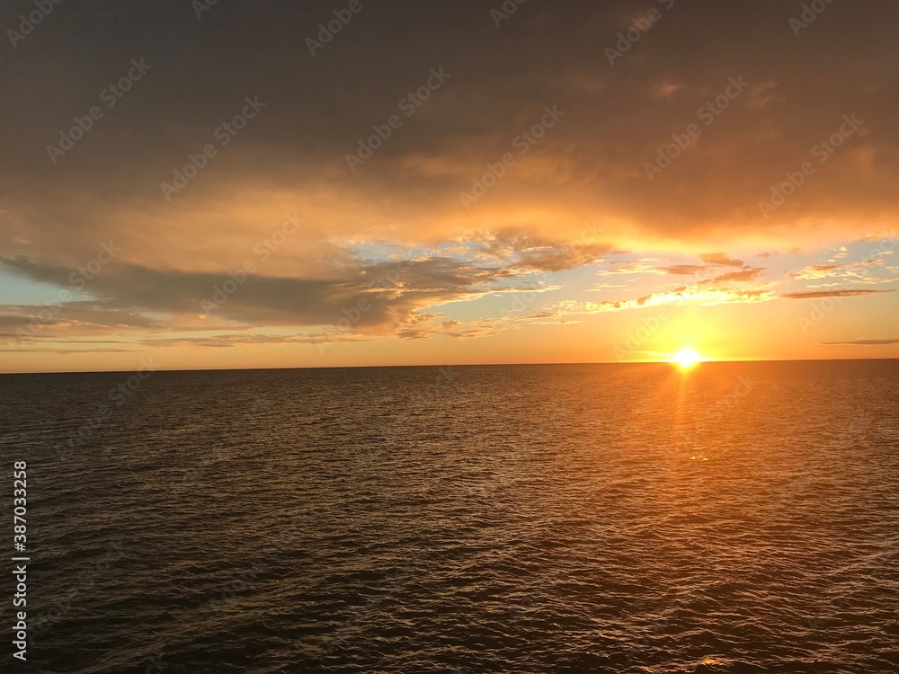 Sunset over Clearwater Beach Florida Sunset over Clearwater Beach Florida