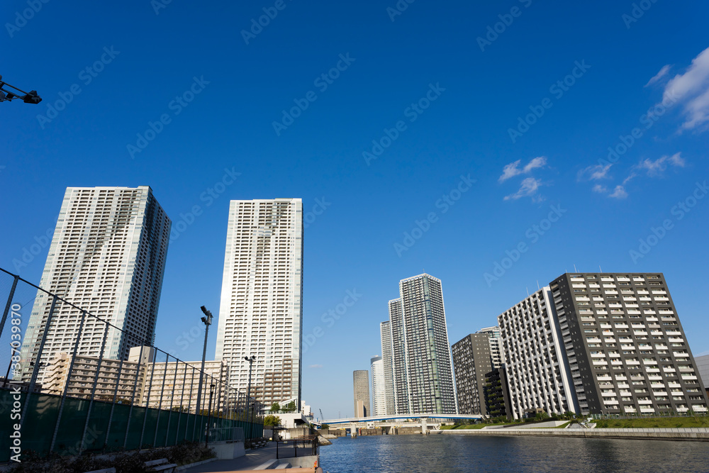 東京　晴海　ベイエリアの高層マンション