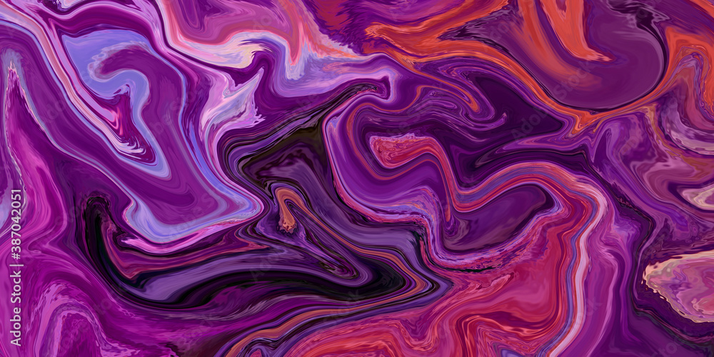 Modern background with colored stains and marble effect Modern background with colored stains and marble effect