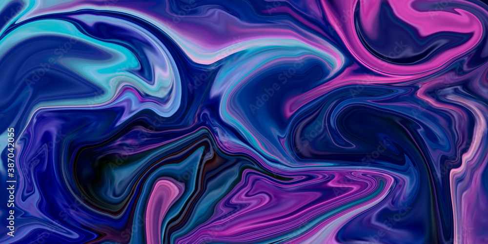 Modern background with colored stains and marble effect