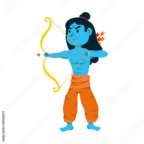 rama god with arch character
