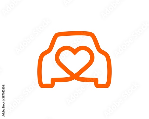 love car line logo icon