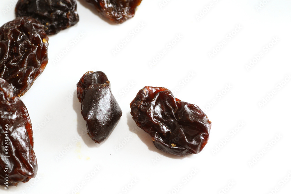 Macro of dehydrated grape fruit Macro of dehydrated grape fruit