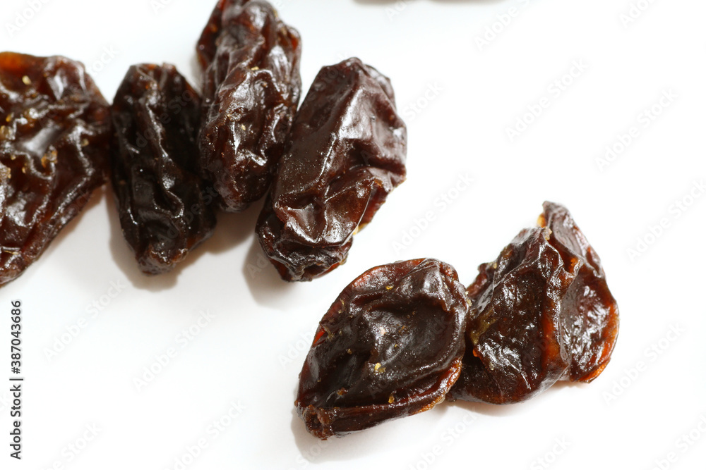 Macro of dehydrated grape fruit 