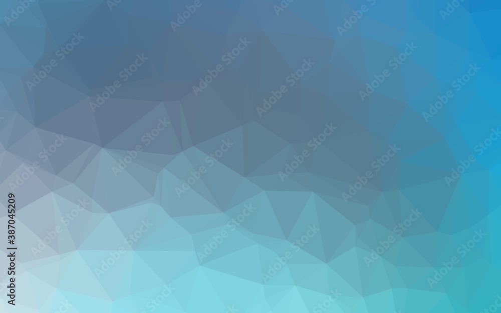 Light BLUE vector polygonal pattern. Light BLUE vector polygonal pattern.