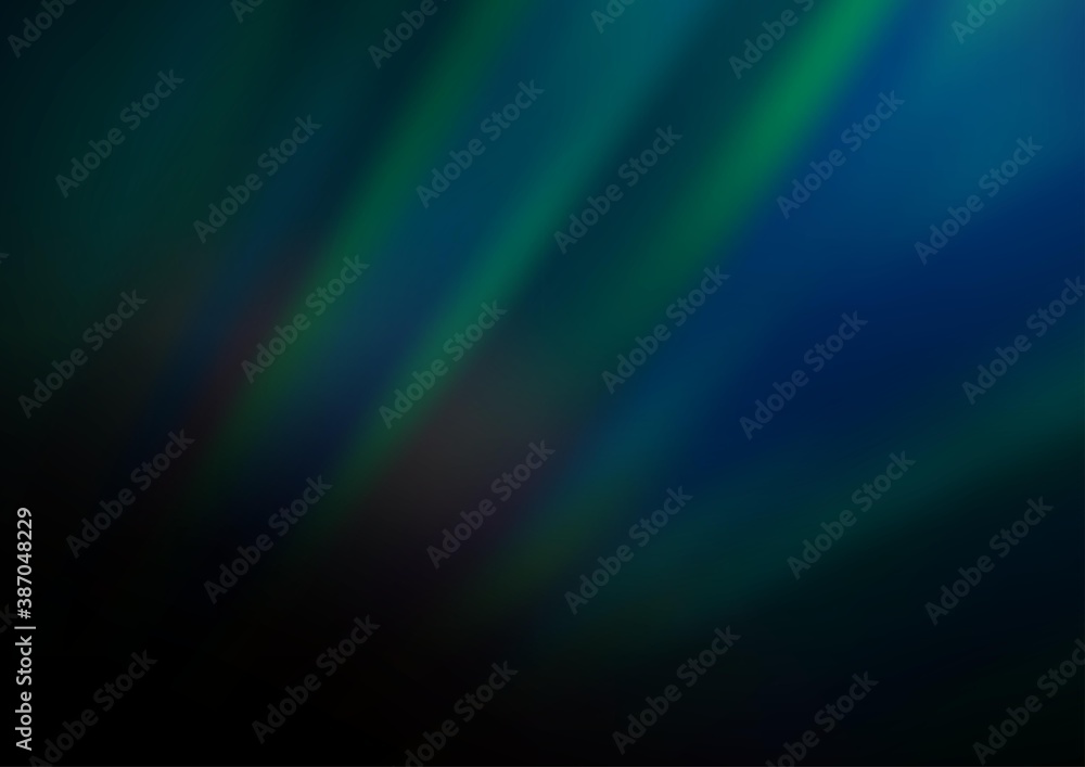 Fototapeta premium Dark BLUE vector pattern with narrow lines.