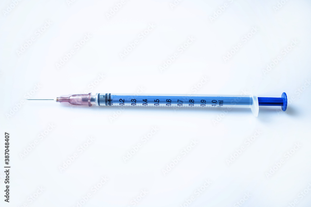 Close up syringes and needles Close up syringes and needles