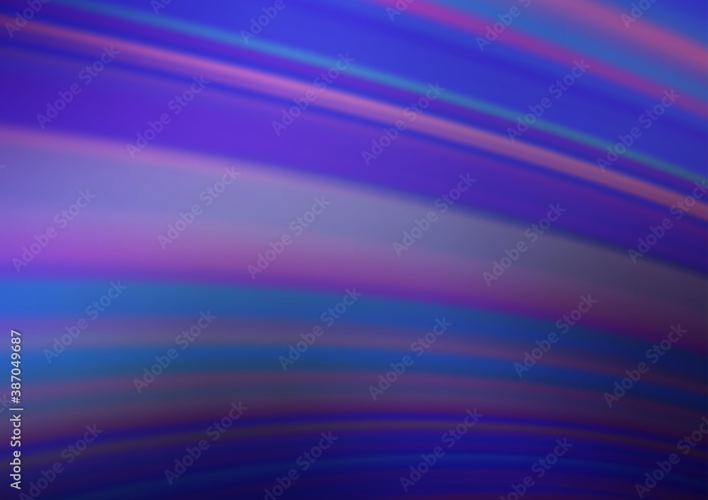 Naklejka premium Light Purple vector blurred bright template.