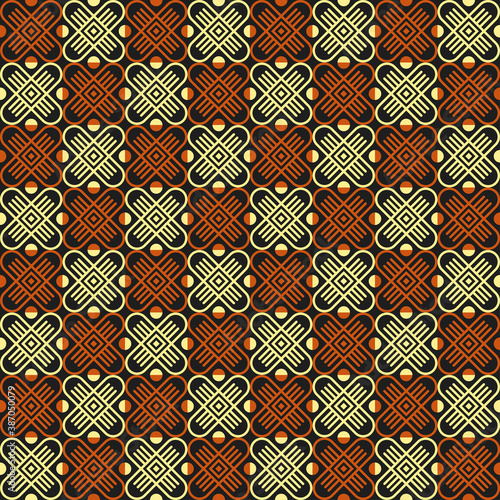 An African Fabric Seamless Pattern Design