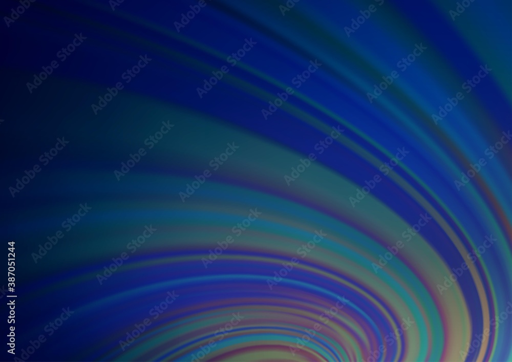 Dark BLUE vector blurred bright background. Dark BLUE vector blurred bright background.