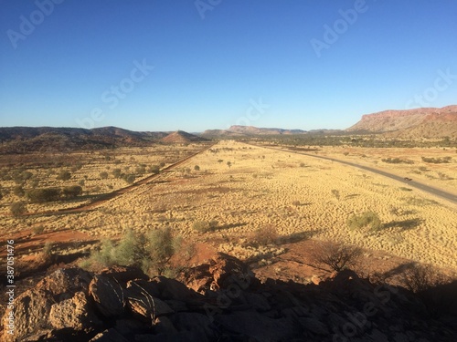 landscape in the desert