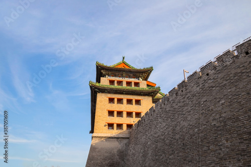 Deshengmen Archery Tower is a city gate that was once part of Beijing's northern city wall. It is one of Beijing's few preserved city gates photo