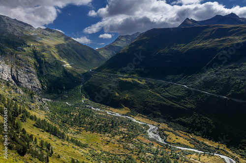 スイスアルプス、フルカ峠