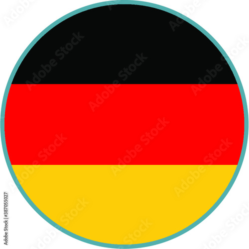 german flag button