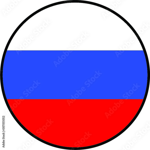 russian flag button