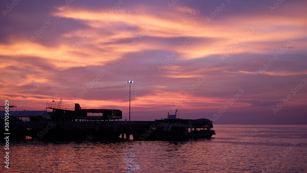 Fototapeta premium beautiful view sea sky nature