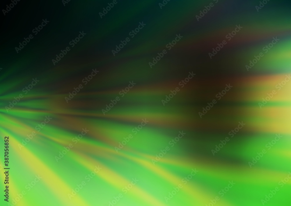Dark Green vector blurred background. Dark Green vector blurred background.