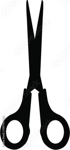 silhouette of a scissors