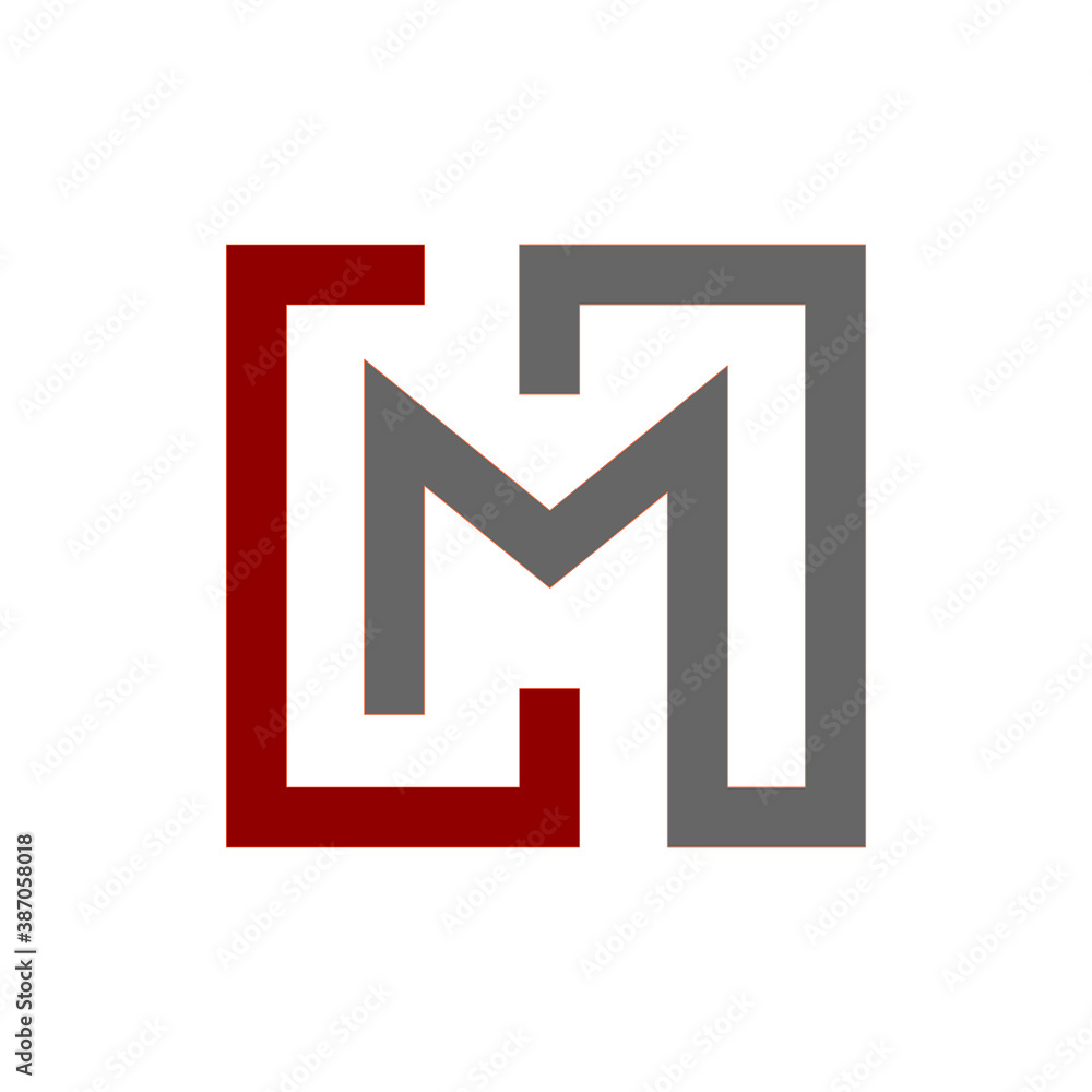 lm line art logo design vector illustration lm line art logo design vector illustration