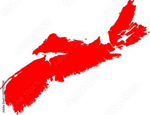 map of Nova Scotia