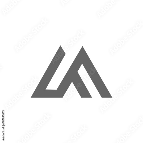 lm logo design vector icon symbol
