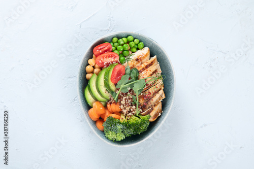 Chicken Buddha bowl