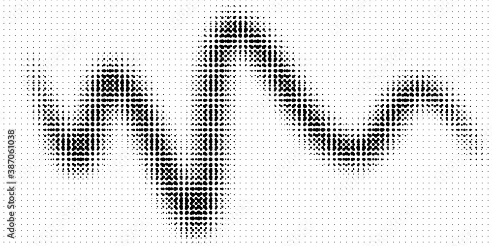 Fototapeta premium Halftone texture.