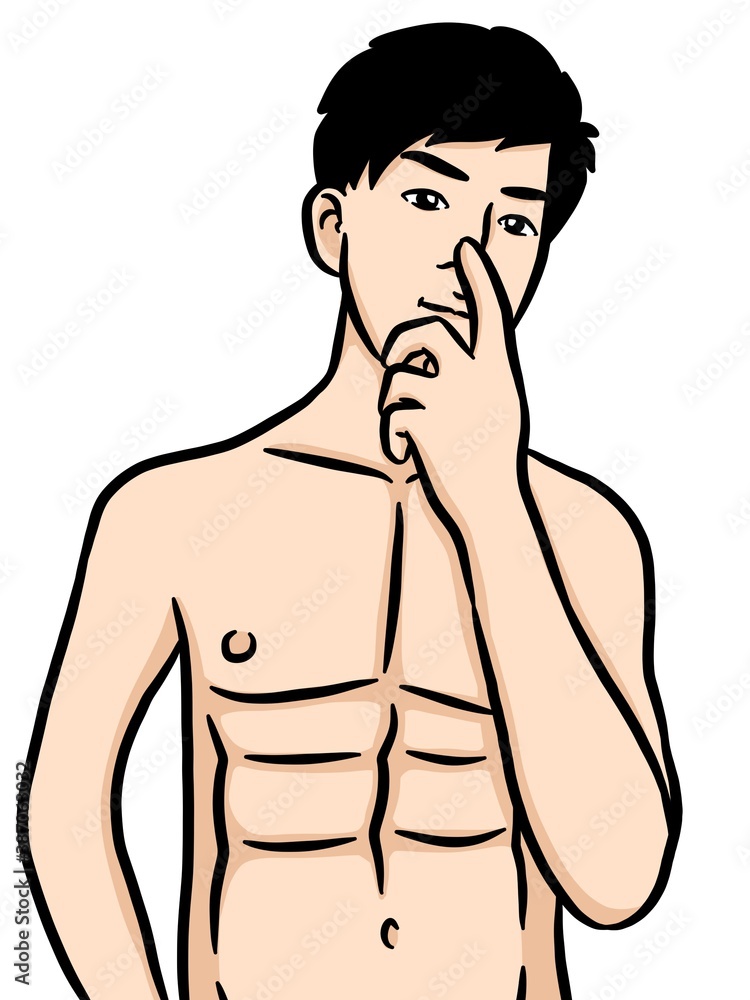 cartoon cute man on white background cartoon cute man on white background