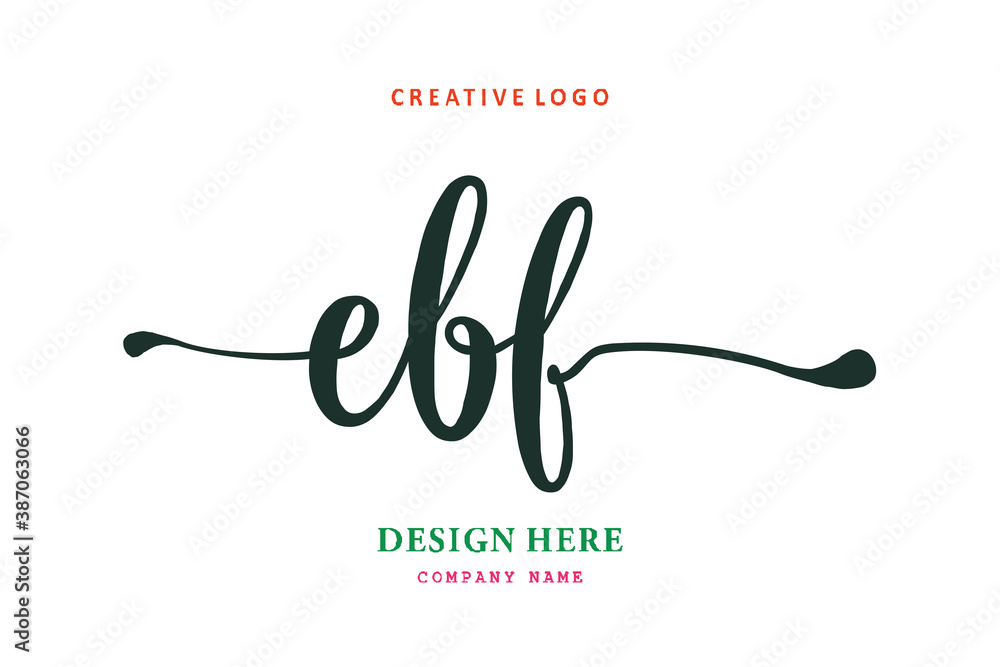 logo composition of the letter EBF is simple, easy to understand and authoritative logo composition of the letter EBF is simple, easy to understand and authoritative