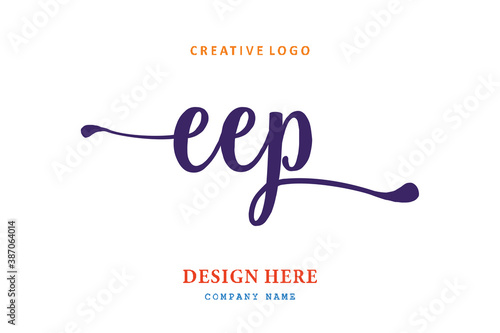 logo composition of the letter EEP is simple, easy to understand and authoritative