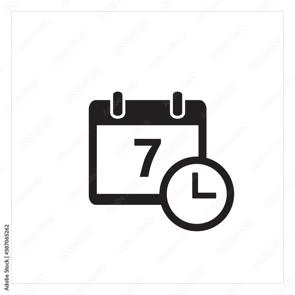 Calendar Icon Logo Vector Illustration