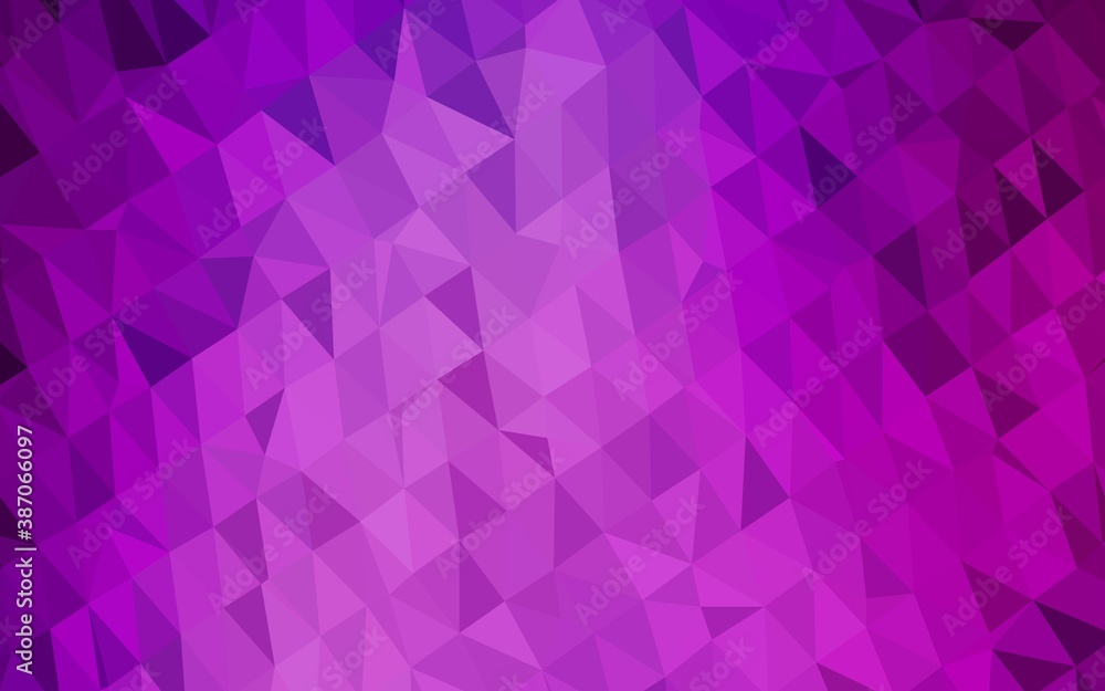 Light Purple vector low poly layout. Light Purple vector low poly layout.