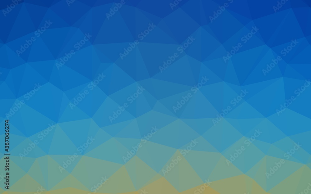 Light Blue, Green vector triangle mosaic texture. Light Blue, Green vector triangle mosaic texture.