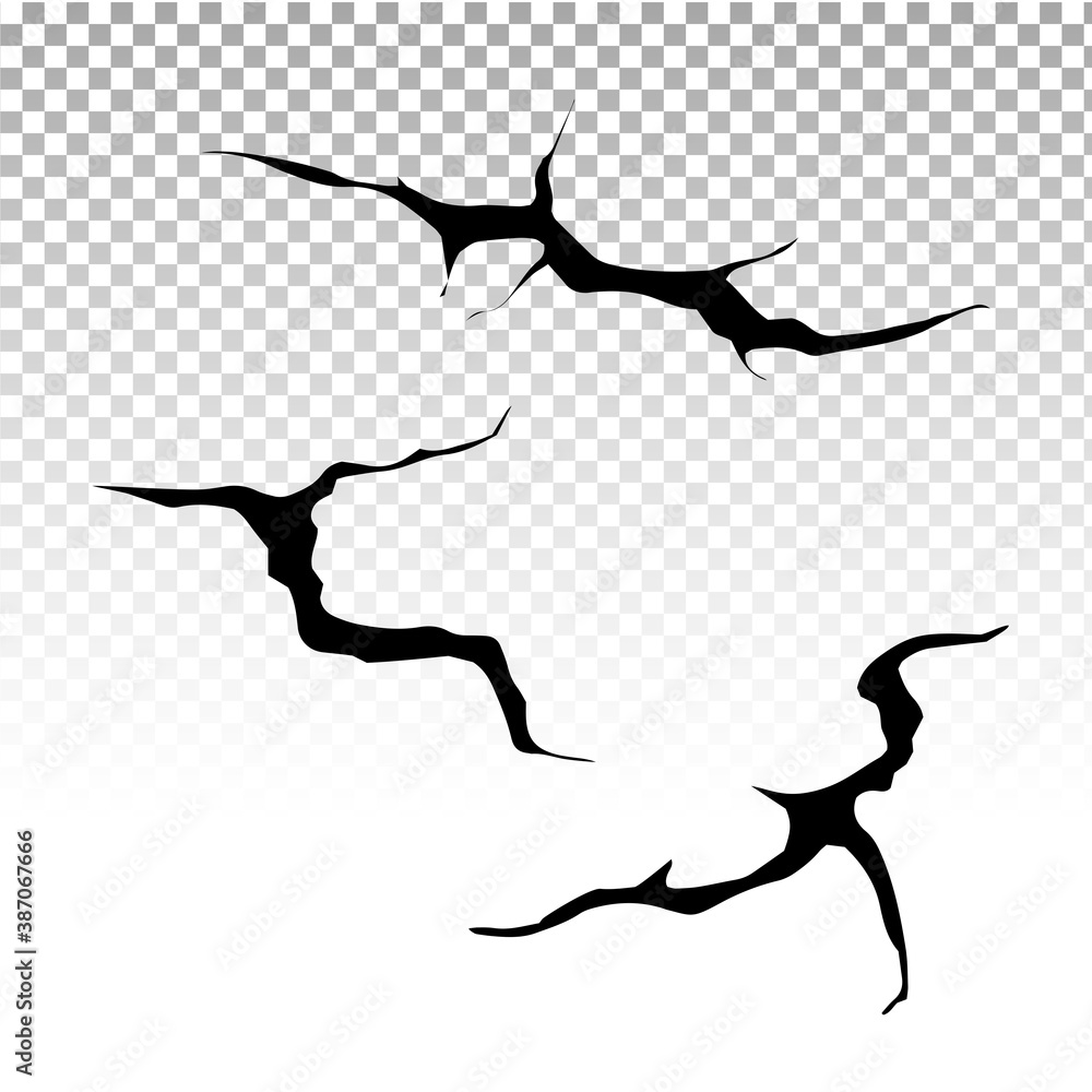 Ground cracks set. Earthquake and ground cracks, hole effect, craquelure and damaged wall texture. Vector illustrations earthquake, crash, destruction. Ground cracks set. Earthquake and ground cracks, hole effect, craquelure and damaged wall texture. Vector illustrations earthquake, crash, destruction.