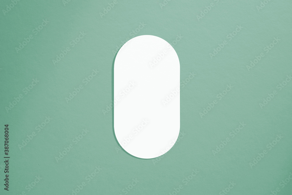 Mockup cards in a minimalistic style. Blank oval form with rounded edges. Perfect for wedding invitation and greeting card Mockup cards in a minimalistic style. Blank oval form with rounded edges. Perfect for wedding invitation and greeting card