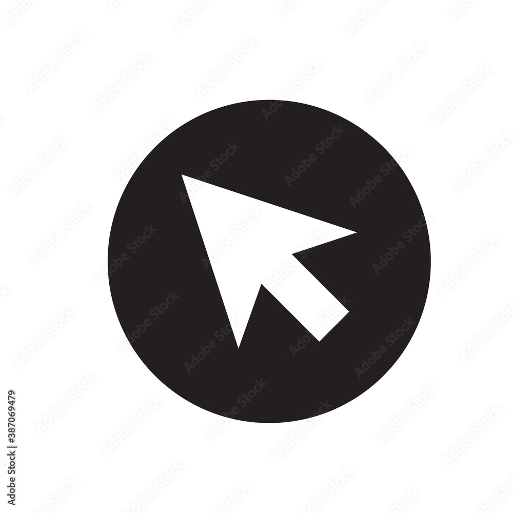 Arrow and Circle Logo Icon Vector Illustration Arrow and Circle Logo Icon Vector Illustration