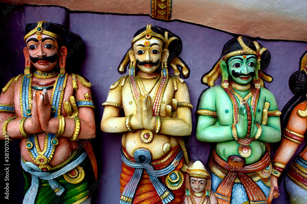 Solai Andavar Kovil Clay Horse Statues Solai Andavar Kovil Clay Horse Statues