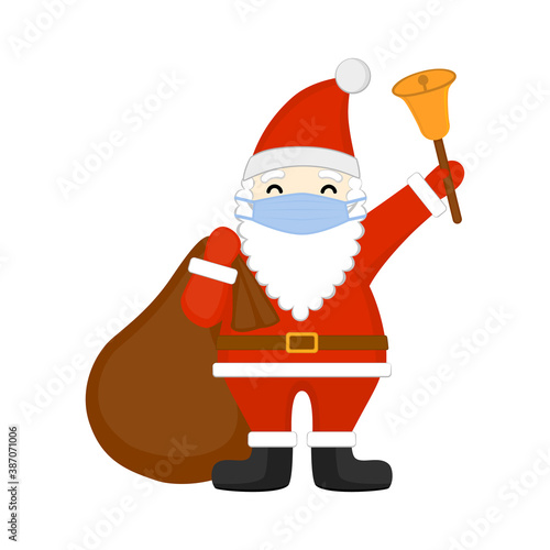 Santa Claus in the mask