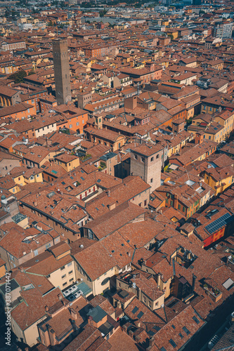 Blick über die Dächer von Bologna, Italien