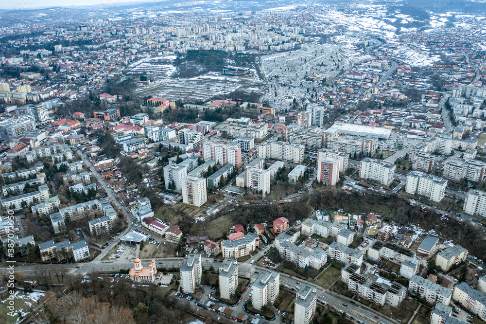 Aerial urban landscape Aerial urban landscape