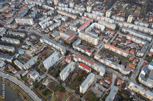 Aerial urban landscape