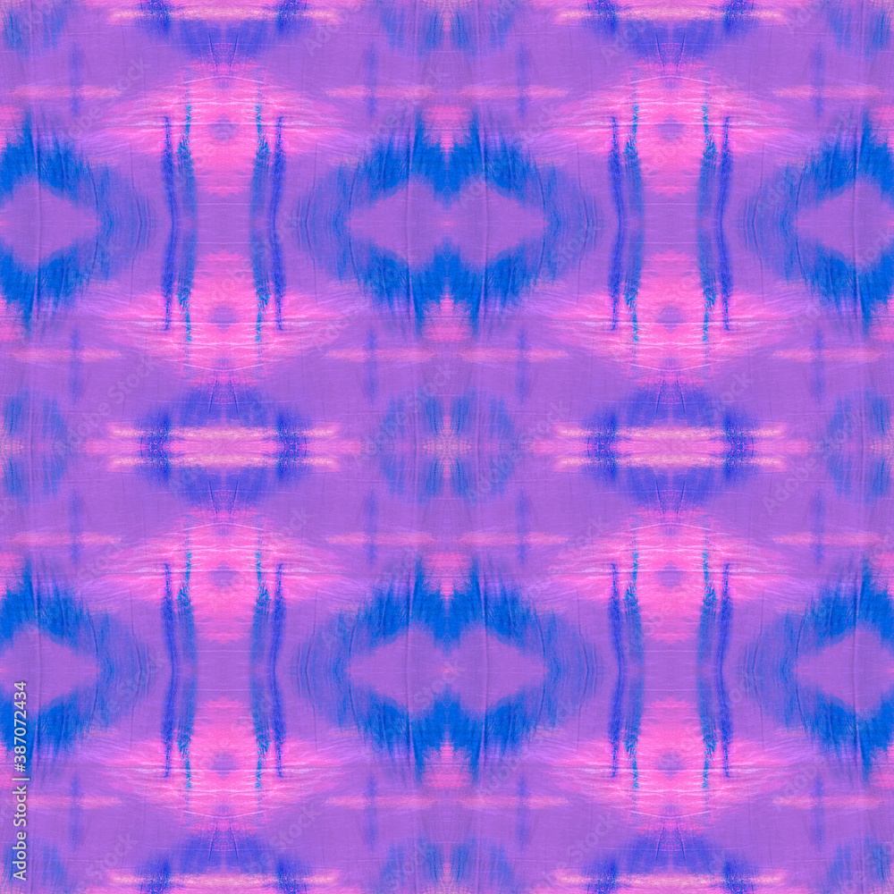 Seamless Watercolor Square Pattern. 