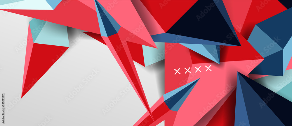 3d low poly abstract shape background vector illustration 3d low poly abstract shape background vector illustration