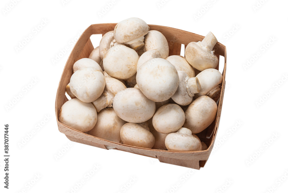 Champignon mushroom isolated on white background. Champignon mushroom isolated on white background.