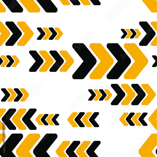 seamless pattern with traffic road sign