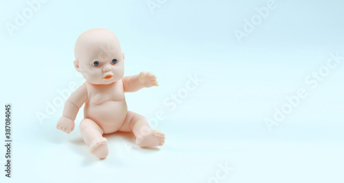  funny rubber baby toys for bathing baby doll , copy space