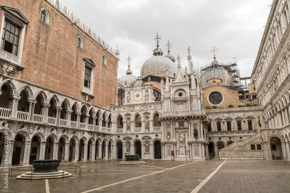 Italy, Venice. Palazzo Ducale (Doge's Palace)