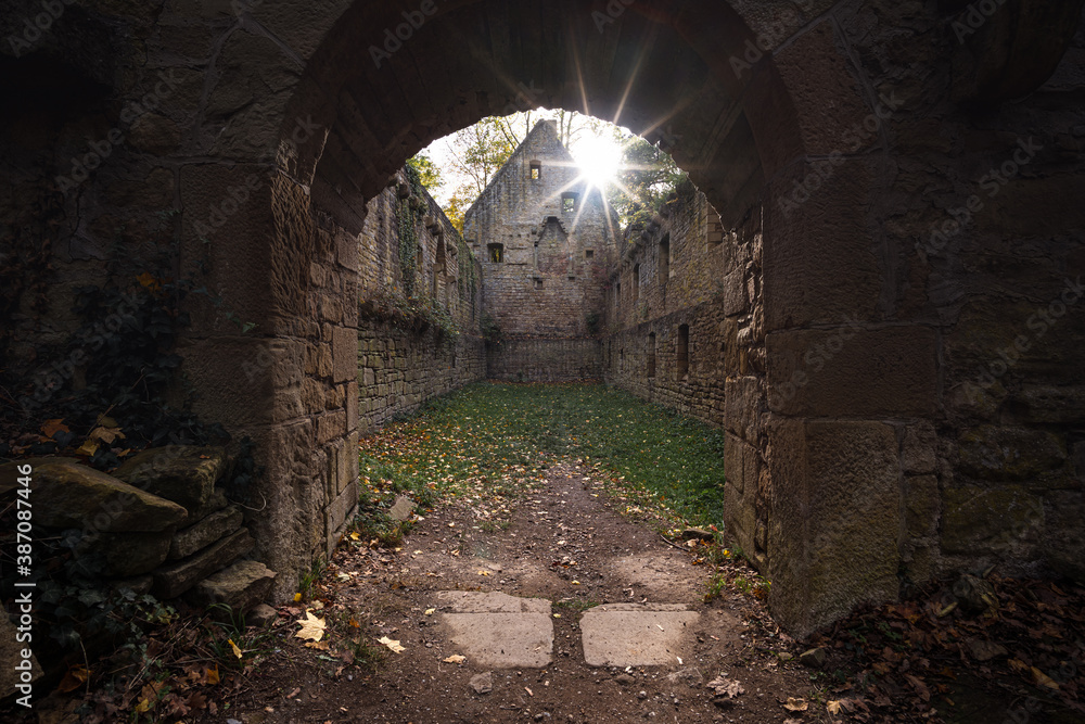 Obraz premium Torbogen im Gegenlicht