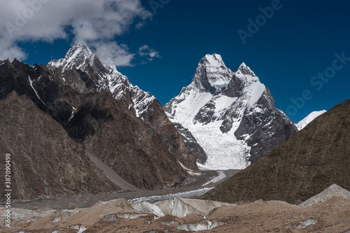 Wallpaper Mural Muztagh tower peak in Karakoram mountains range, K2 base camp trekking route in north Pakistan Torontodigital.ca